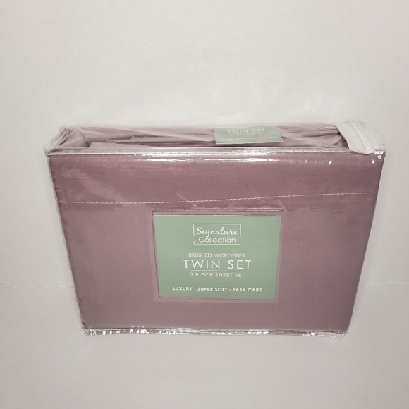 🆕️Microfibre 3 Pc. Sheet Set, Twin, Light Purple. - Picture 4 of 4